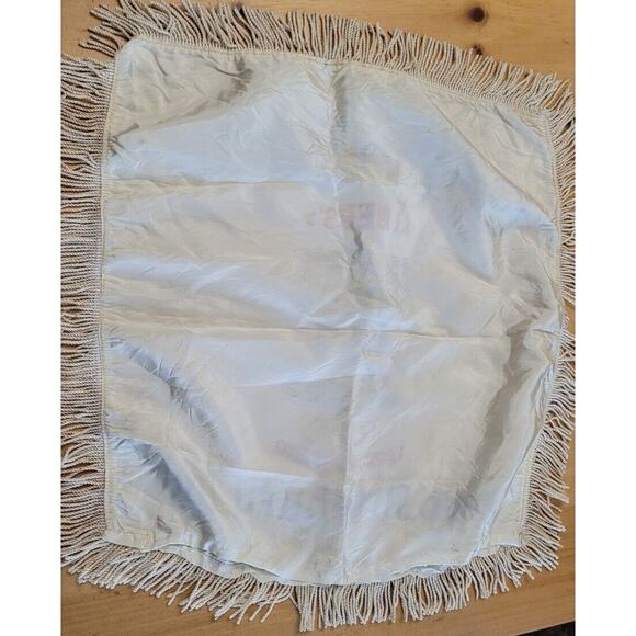 Vintage Sweetheart Pillowcase Camp Atterbury Indiana Fringed WWII Liberty Bell - Picture 5 of 6